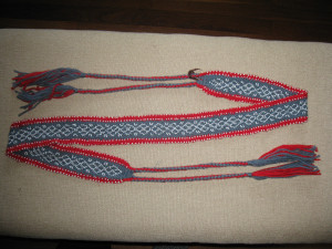 Fingerwoven  Powder Horn Strap